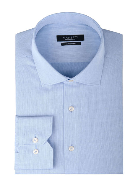 MEN'S MANETTI SHIRT CASUAL  LIGHT BLUE