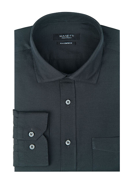 Ανδρικό Πουκάμισο Manetti formal dark green