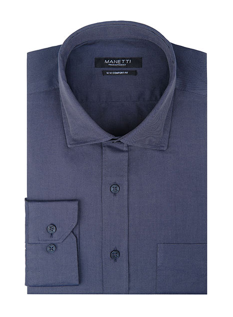 Ανδρικό Πουκάμισο Manetti formal dark indigo
