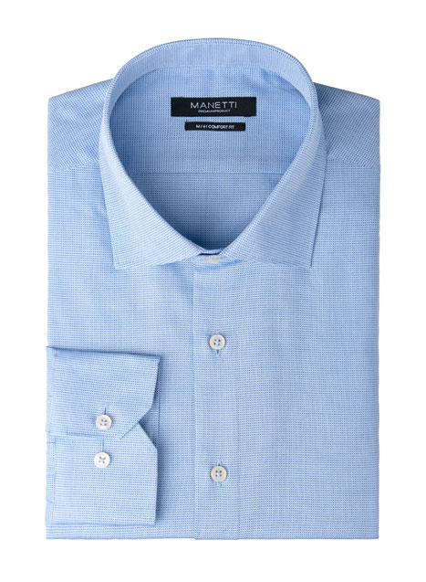 MEN'S MANETTI SHIRT FORMAL  SKYBLUE