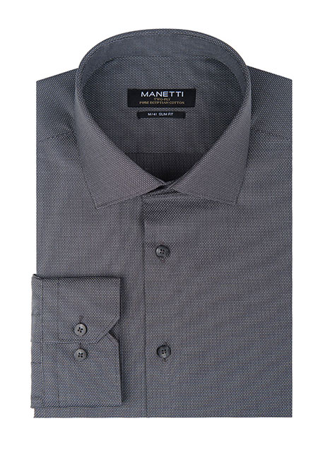 Ανδρικό Πουκάμισο Manetti formal grey green