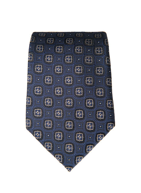MEN'S MANETTI TIE FORMAL  BLUE BEIGE