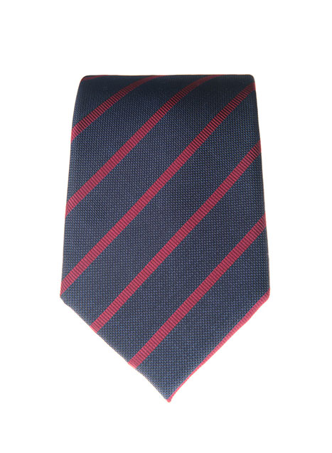 MEN'S MANETTI TIE FORMAL  BLUE RED