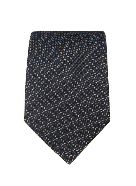 MEN'S MANETTI TIE FORMAL  BLACK GREY