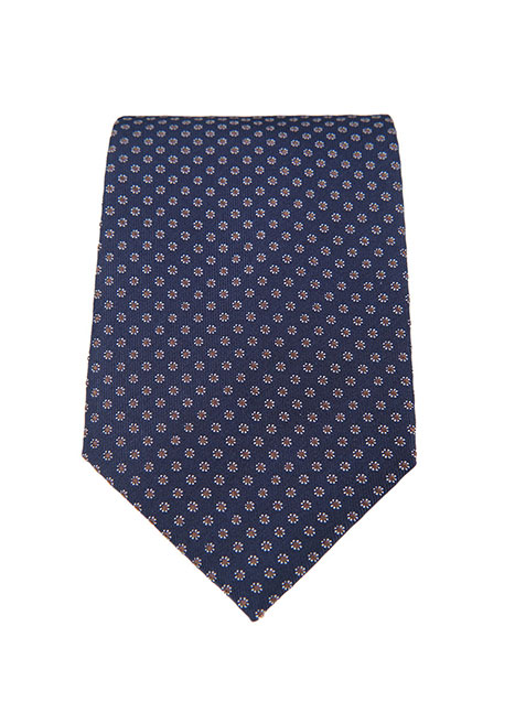 MEN'S MANETTI TIE FORMAL  BLUE BROWN