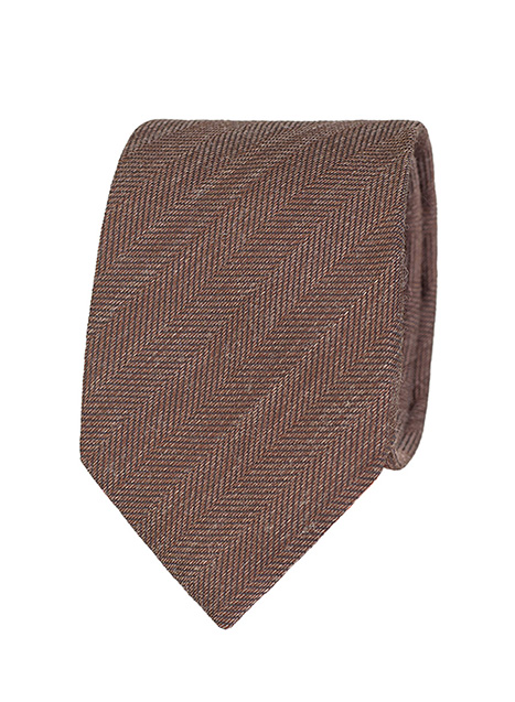 MEN'S MANETTI TIE FORMAL  BROWN