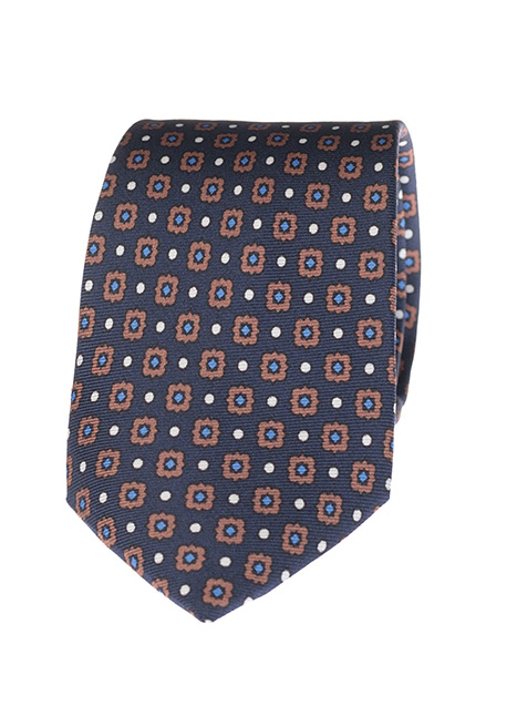 Ανδρική Γραβάτα Manetti formal blue-beige