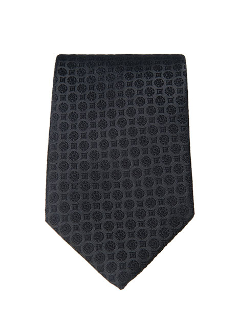 MEN'S MANETTI TIE FORMAL  BLACK