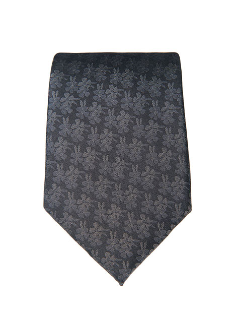 MEN'S MANETTI TIE FORMAL  DARK GREY