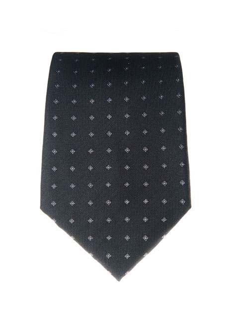 MEN'S MANETTI TIE FORMAL  BLACK BLUE