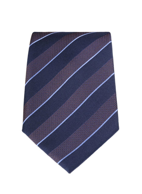 MEN'S MANETTI TIE FORMAL  BLUE BROWN