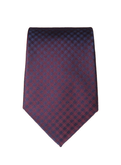 MEN'S MANETTI TIE FORMAL  BORDEAUX BLUE
