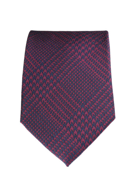MEN'S MANETTI TIE FORMAL  BORDEAUX BLUE