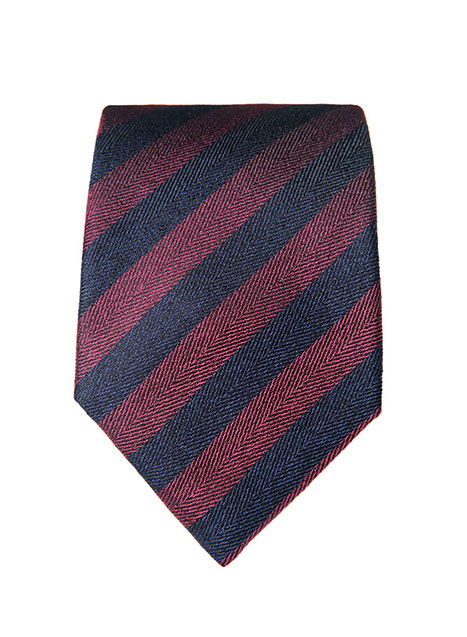 MEN'S MANETTI TIE FORMAL  BORDEAUX BLUE