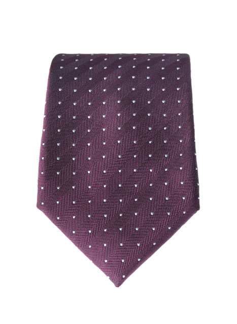 MEN'S MANETTI TIE FORMAL  BORDEAUX