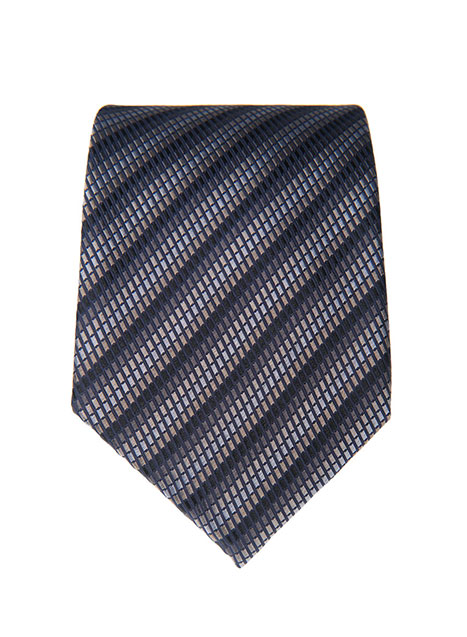 MEN'S MANETTI TIE FORMAL  BLACK GREY BEIGE