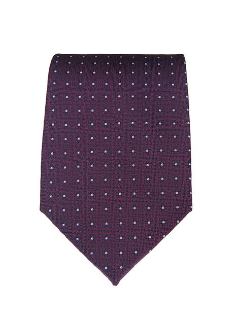 MEN'S MANETTI TIE FORMAL  DARK LILAC