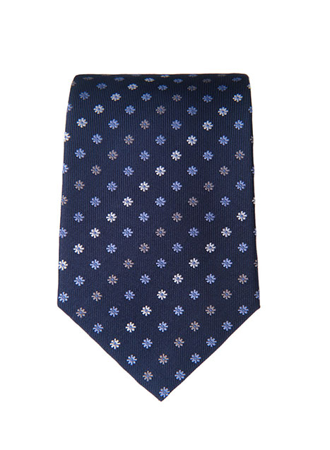 Ανδρική Γραβάτα Manetti formal navy blue