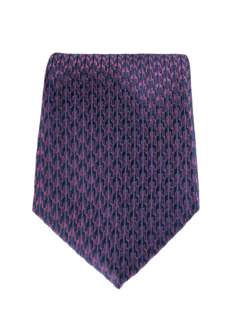 MEN'S MANETTI TIE FORMAL  BLUE BORDEAUX