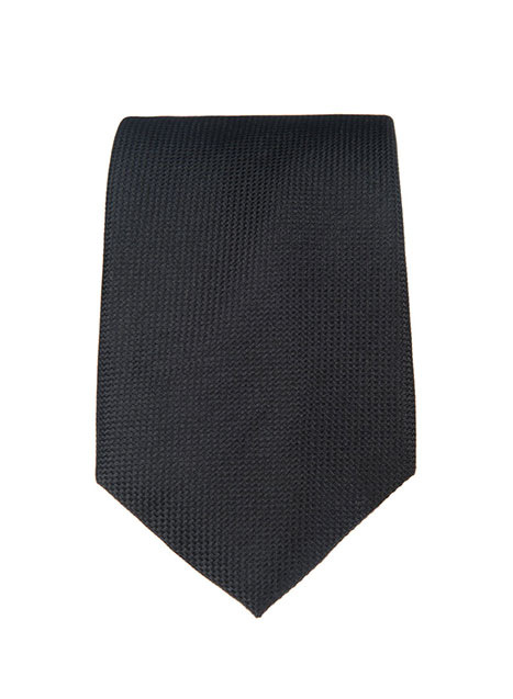 MEN'S MANETTI TIE FORMAL  BLACK