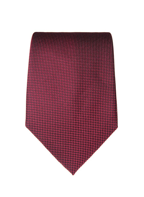 MEN'S MANETTI TIE FORMAL  DARK RED