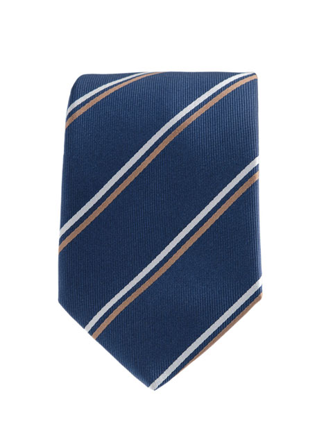 Ανδρική Γραβάτα Manetti formal blue beige