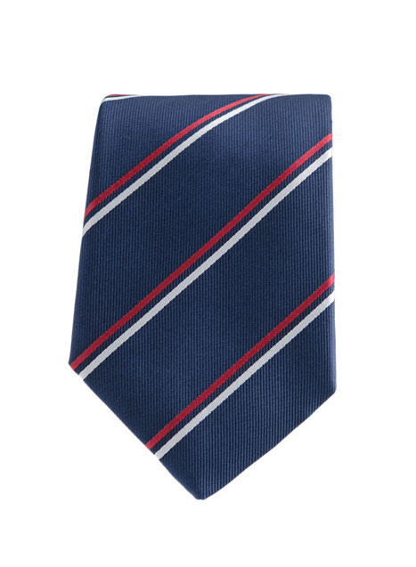 MEN'S MANETTI TIE FORMAL  BLUE RED