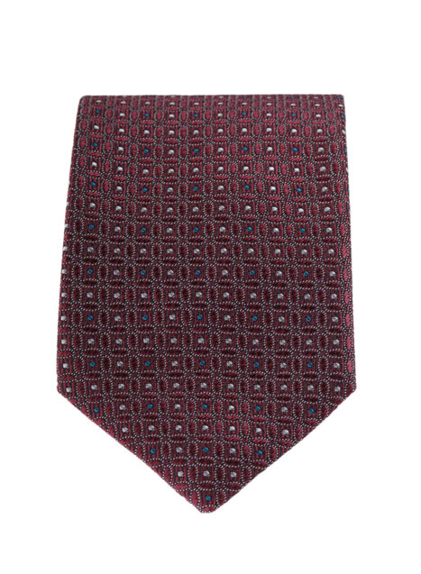 MEN'S MANETTI TIE FORMAL  BORDEAUX