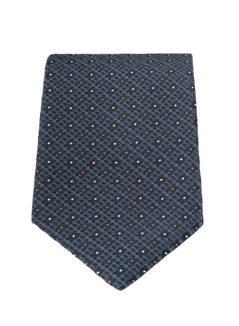 MEN'S MANETTI TIE FORMAL  PETROL BLUE