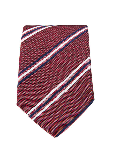 MEN'S MANETTI TIE FORMAL  RUST RED