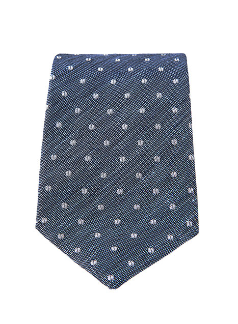 MEN'S MANETTI TIE FORMAL  INDIGO BLUE