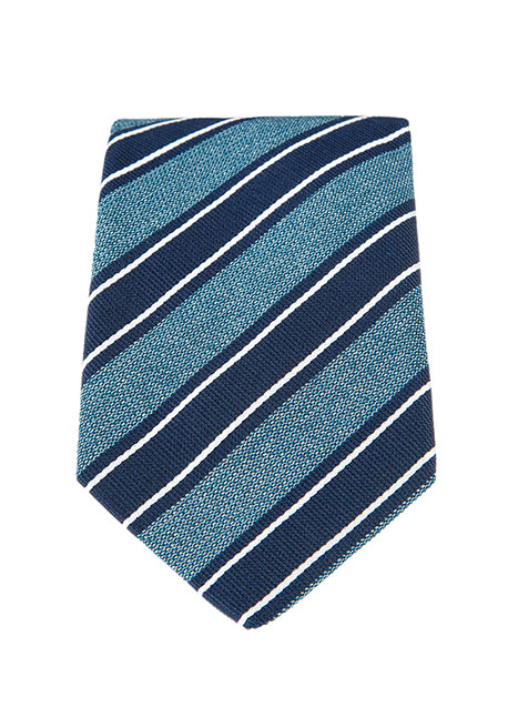 MEN'S MANETTI TIE FORMAL  TURQUOISE BLUE