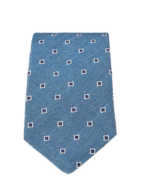 MEN'S MANETTI TIE FORMAL  TURQUOISE BLUE