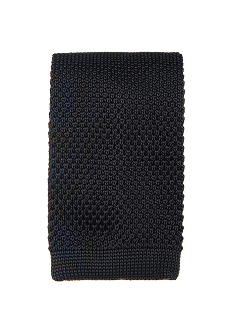 MEN'S MANETTI TIE FORMAL  BLACK