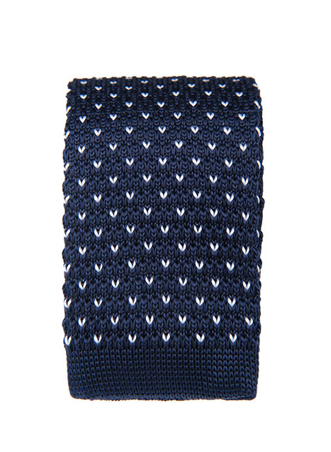 MEN'S MANETTI TIE FORMAL  BLUE WHITE