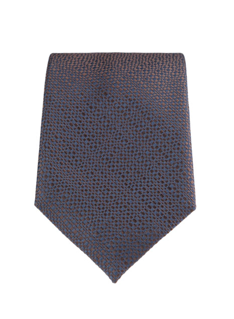 Ανδρική Γραβάτα Manetti formal brown blue