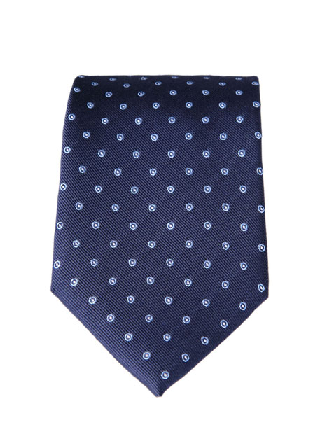 MEN'S MANETTI TIE FORMAL  BLUE