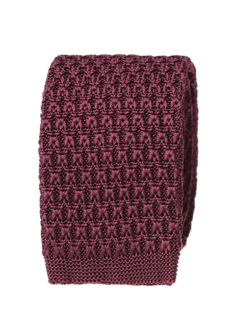 Ανδρική Γραβάτα πλεκτή Manetti formal wine