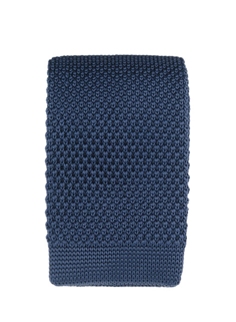 Ανδρική Γραβάτα πλεκτή Manetti formal blue