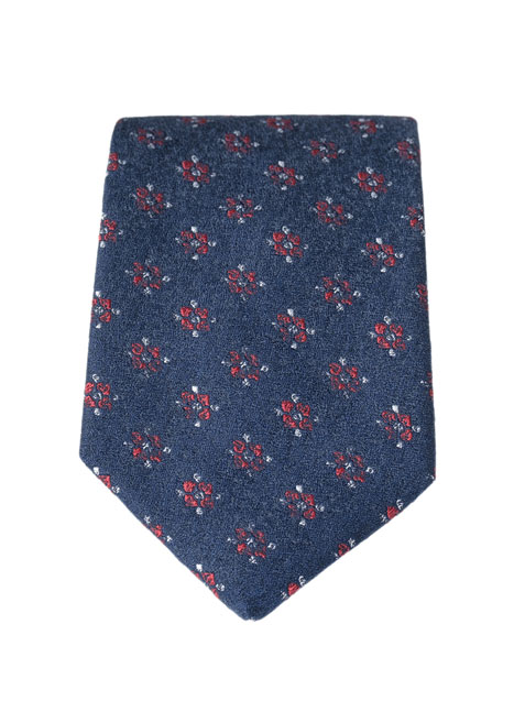 MEN'S MANETTI TIE FORMAL  BLUE RED