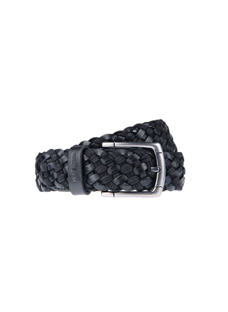 MEN'S MANETTI BELT CASUAL  BLACK