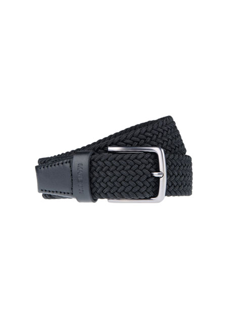 MEN'S MANETTI BELT CASUAL  BLACK