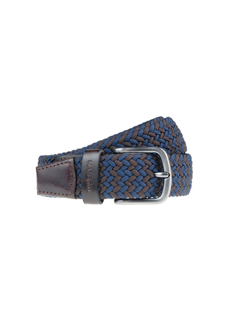 Ανδρική Ζώνη Manetti casual blue brown