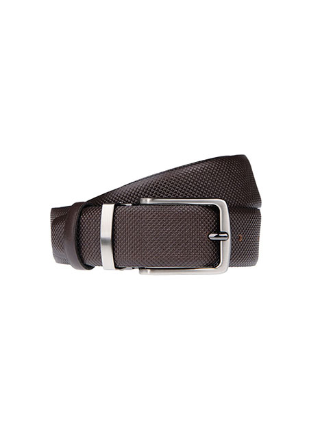 MEN'S MANETTI BELT CASUAL  BROWN