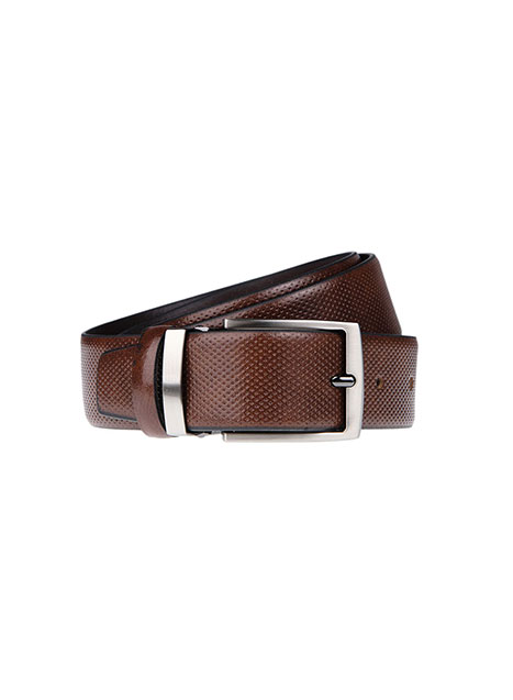 MEN'S MANETTI BELT CASUAL  LIGHT BROWN