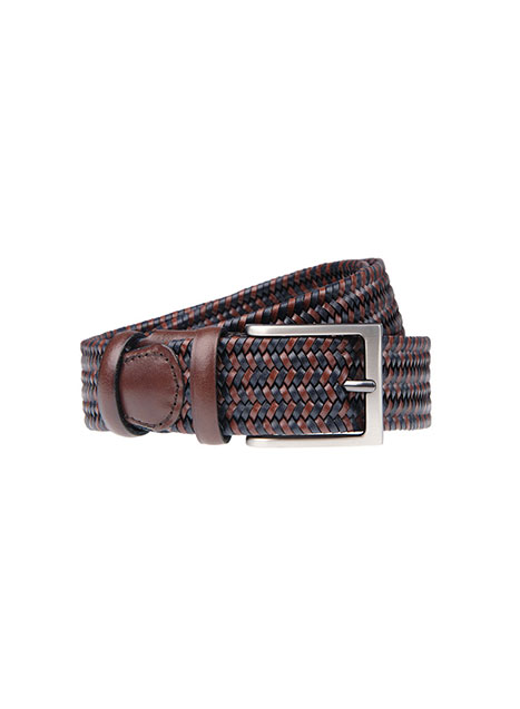 Ανδρική Ζώνη Manetti casual blue brown