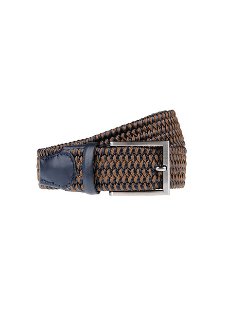 MEN'S MANETTI BELT CASUAL  BLUE BEIGE