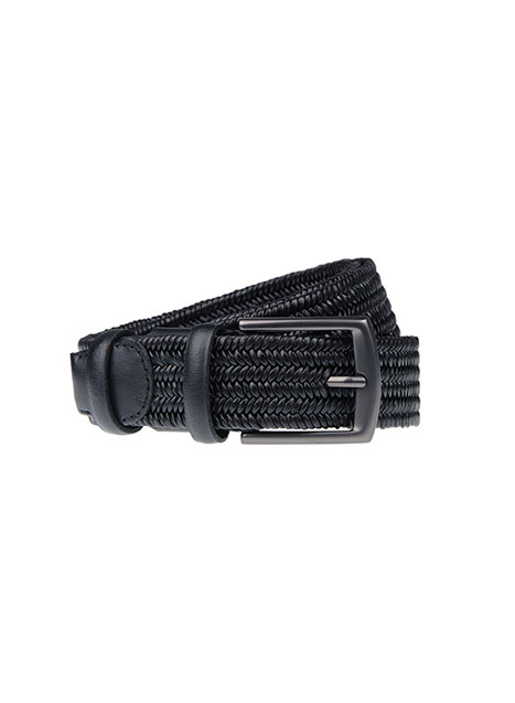 MEN'S MANETTI BELT CASUAL  BLACK