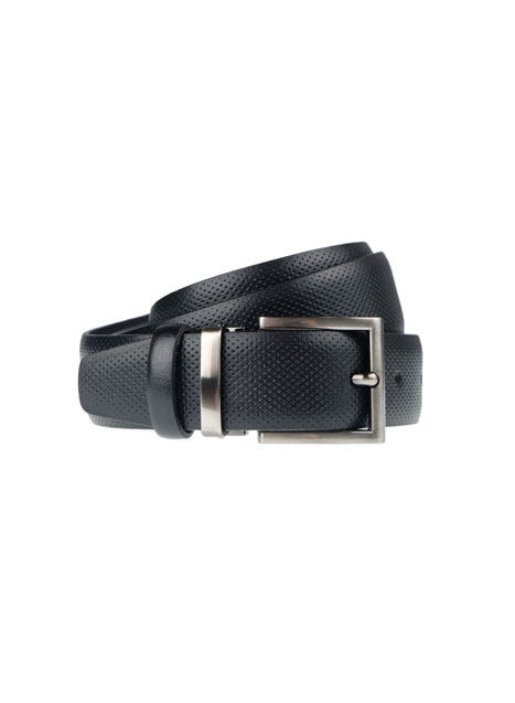 MEN'S MANETTI BELT CASUAL  BLACK