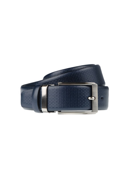 MEN'S MANETTI BELT CASUAL  BLUE